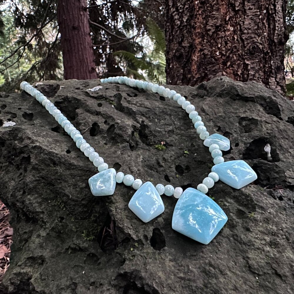 ✨ NWT Jay King Amazonite Necklace — Adjustable 18–21” | Sterling | 264